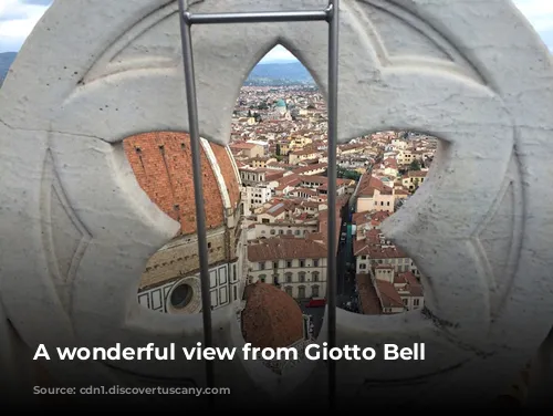 A wonderful view from Giotto Bell Tower