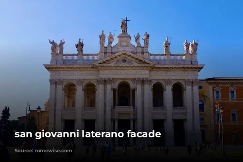 san giovanni laterano facade