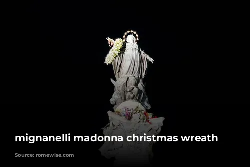 mignanelli madonna christmas wreath