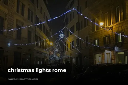 christmas lights rome