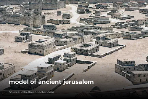 model of ancient jerusalem