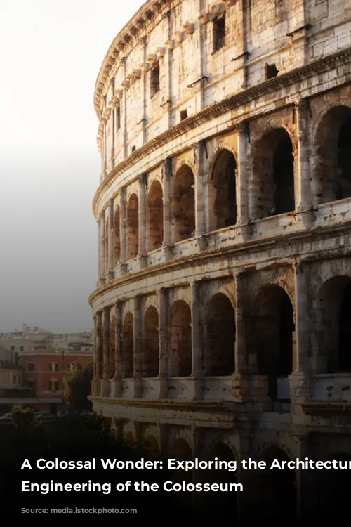 A Colossal Wonder: Exploring the Architecture and Engineering of the Colosseum