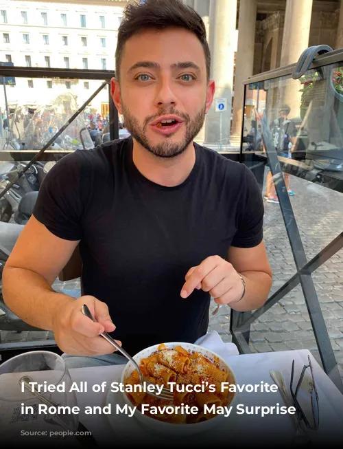 I Tried All of Stanley Tucci’s Favorite Pastas in Rome and My Favorite May Surprise You