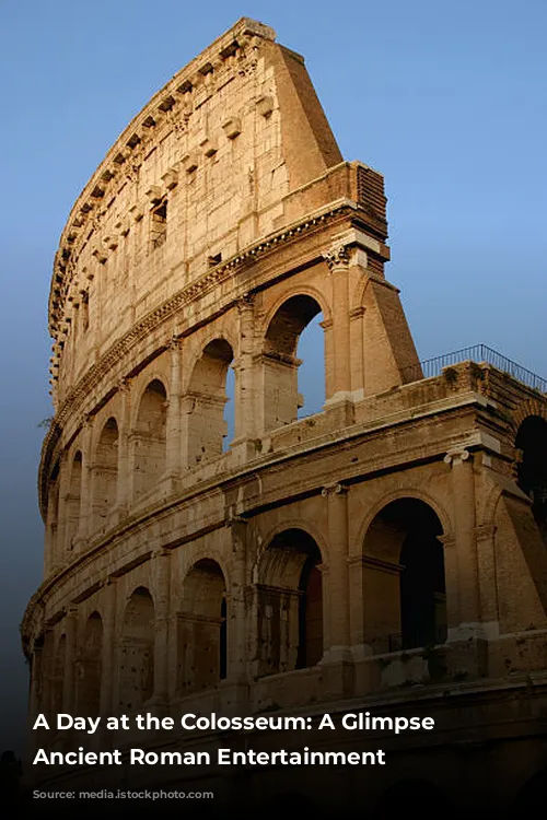 A Day at the Colosseum: A Glimpse into Ancient Roman Entertainment