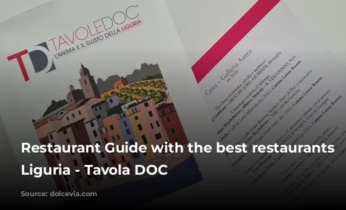 Restaurant Guide with the best restaurants in Liguria - Tavola DOC