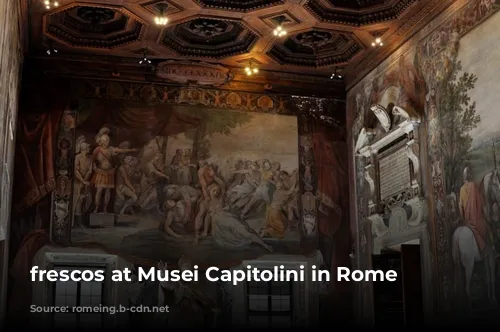 frescos at Musei Capitolini in Rome