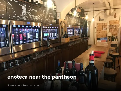 enoteca near the pantheon