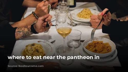 where to eat near the pantheon in rome