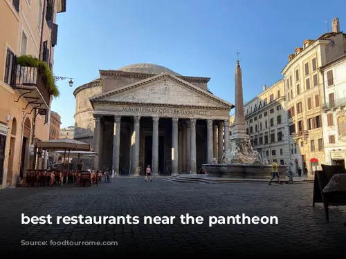 best restaurants near the pantheon