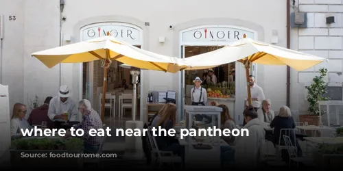 where to eat near the pantheon 