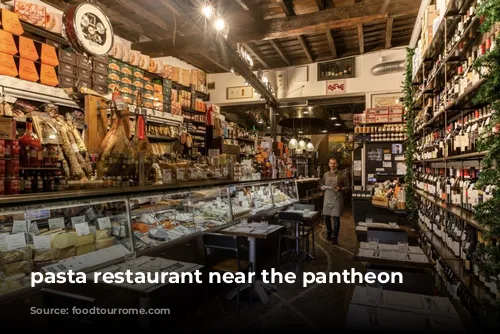 pasta restaurant near the pantheon