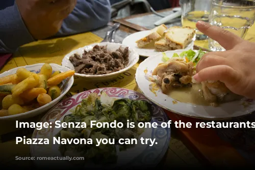 Image: Senza Fondo is one of the restaurants near Piazza Navona you can try.