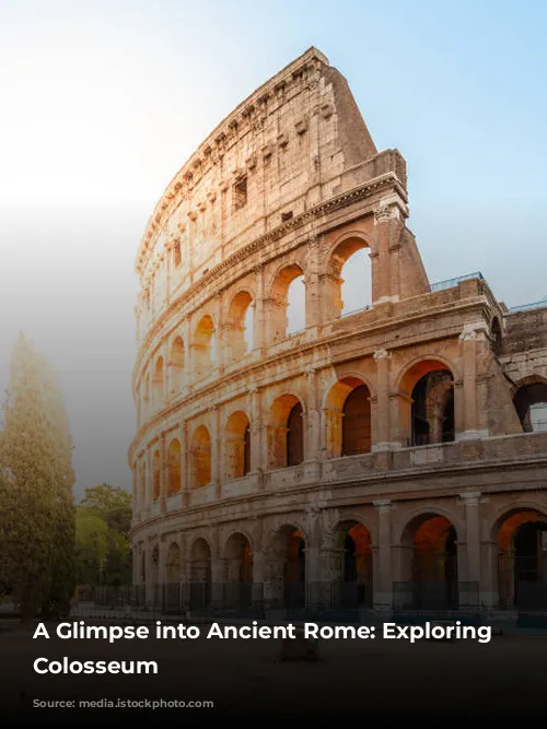 A Glimpse into Ancient Rome: Exploring the Colosseum