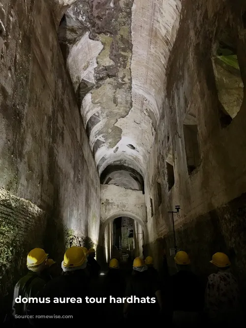 domus aurea tour hardhats