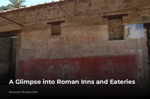 A Glimpse into Roman Inns and Eateries