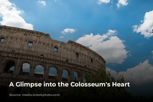 A Glimpse into the Colosseum's Heart