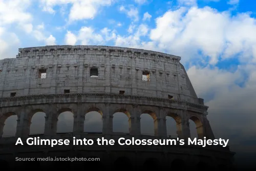 A Glimpse into the Colosseum's Majesty