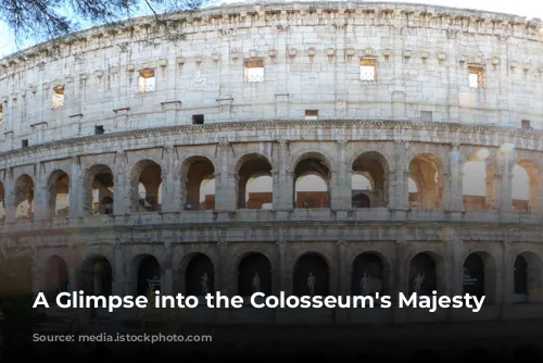 A Glimpse into the Colosseum's Majesty