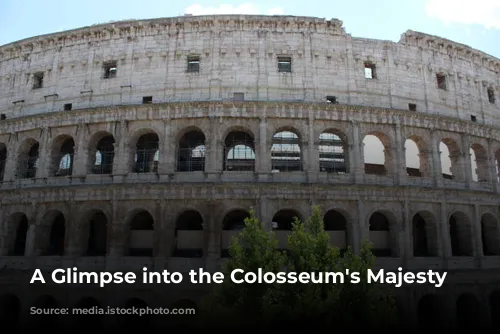 A Glimpse into the Colosseum's Majesty