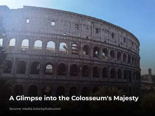 A Glimpse into the Colosseum's Majesty