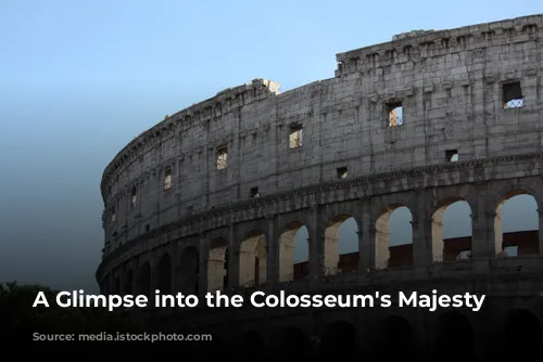 A Glimpse into the Colosseum's Majesty