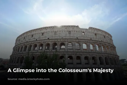 A Glimpse into the Colosseum's Majesty