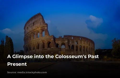 A Glimpse into the Colosseum's Past and Present