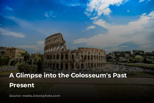 A Glimpse into the Colosseum's Past and Present