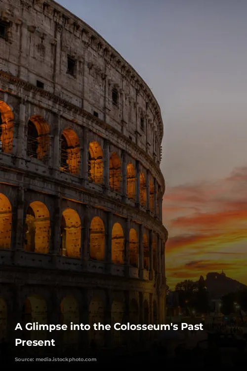 A Glimpse into the Colosseum's Past and Present