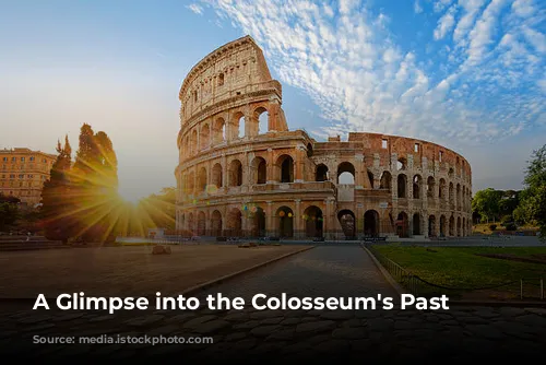 A Glimpse into the Colosseum's Past