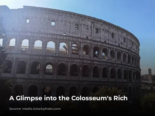 A Glimpse into the Colosseum's Rich Past