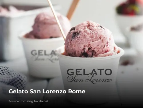 Gelato San Lorenzo Rome