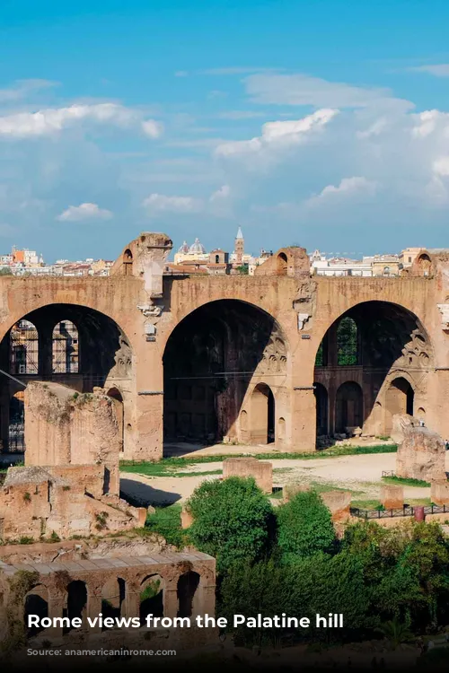 Rome views from the Palatine hill