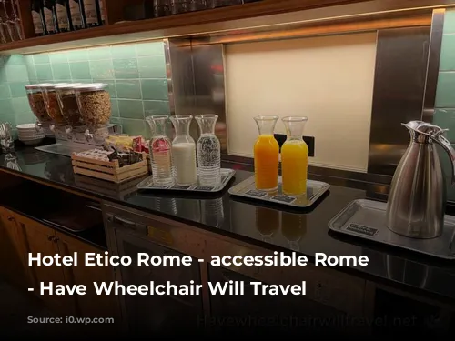 Hotel Etico Rome - accessible Rome accommodation - Have Wheelchair Will Travel