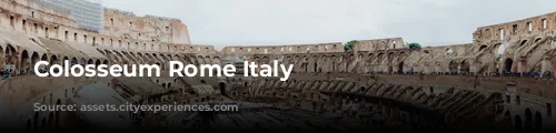 Colosseum Rome Italy