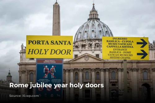 Rome jubilee year holy doors