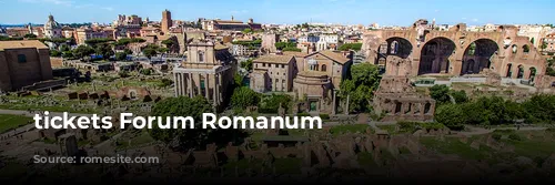 tickets Forum Romanum