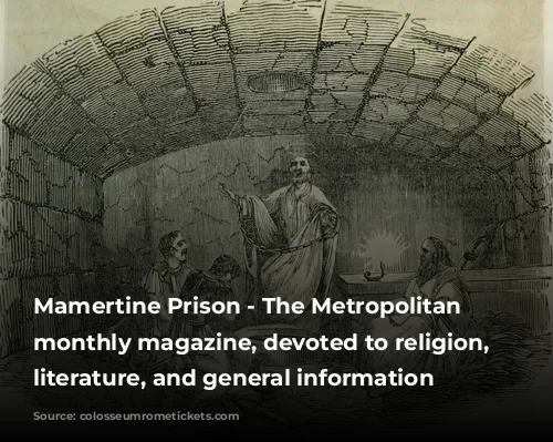 Mamertine Prison - The Metropolitan a monthly magazine, devoted to religion, education, literature, and general information (1853)