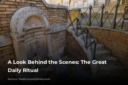 A Look Behind the Scenes: The Great Bath's Daily Ritual