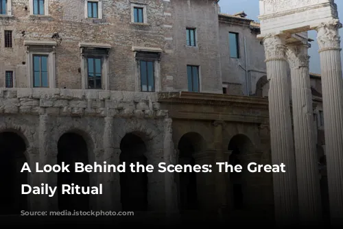 A Look Behind the Scenes: The Great Bath's Daily Ritual