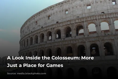 A Look Inside the Colosseum: More Than Just a Place for Games