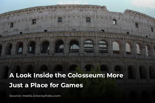 A Look Inside the Colosseum: More Than Just a Place for Games