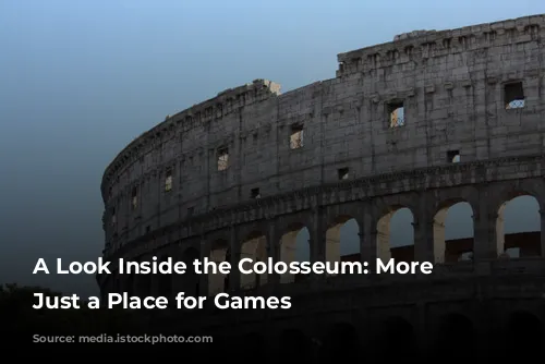 A Look Inside the Colosseum: More Than Just a Place for Games