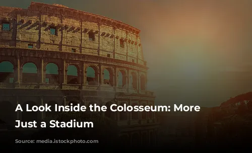 A Look Inside the Colosseum: More Than Just a Stadium