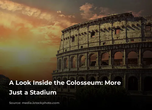 A Look Inside the Colosseum: More Than Just a Stadium