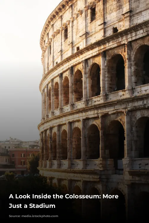 A Look Inside the Colosseum: More Than Just a Stadium