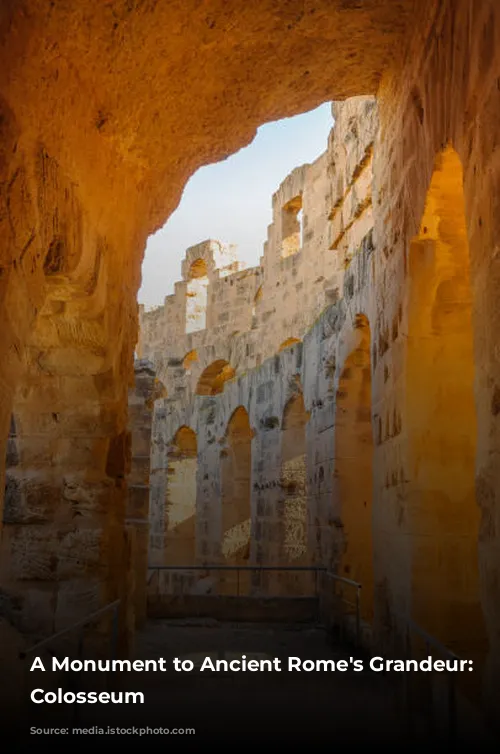 A Monument to Ancient Rome's Grandeur: The Colosseum