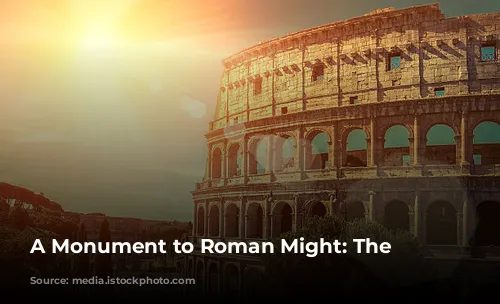 A Monument to Roman Might: The Colosseum