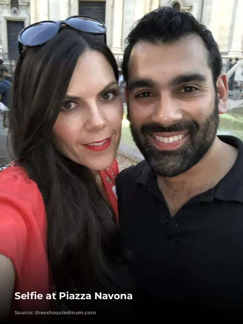 Selfie at Piazza Navona