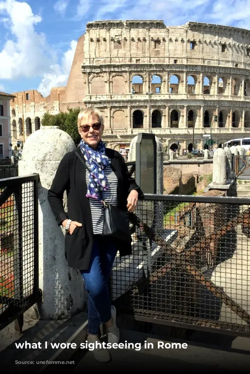 what I wore sightseeing in Rome